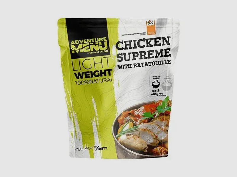 Adventure Menu Lightweight Chicken Supreme with Ratatouille