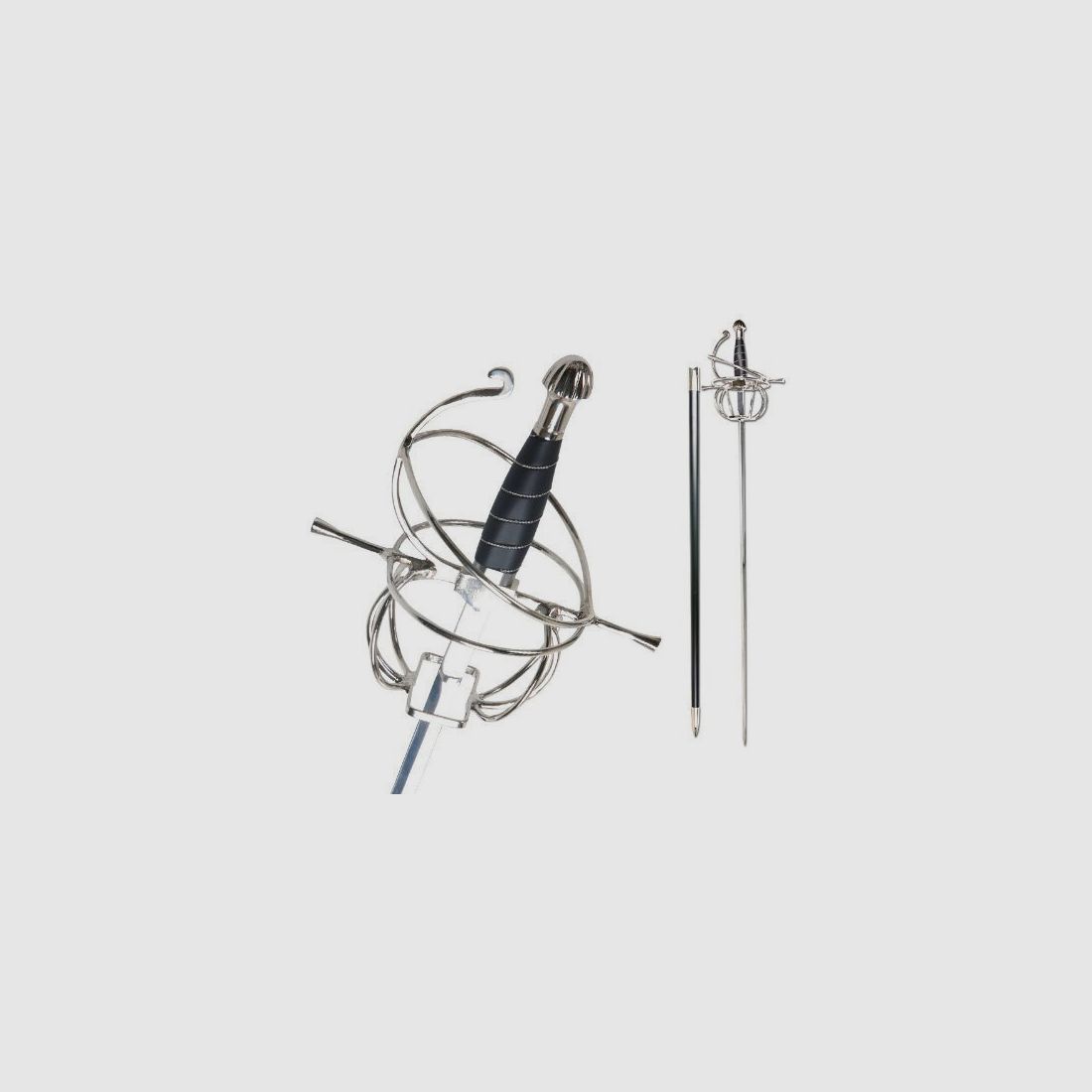 Renaissance rapier z zakrzywioną osłoną