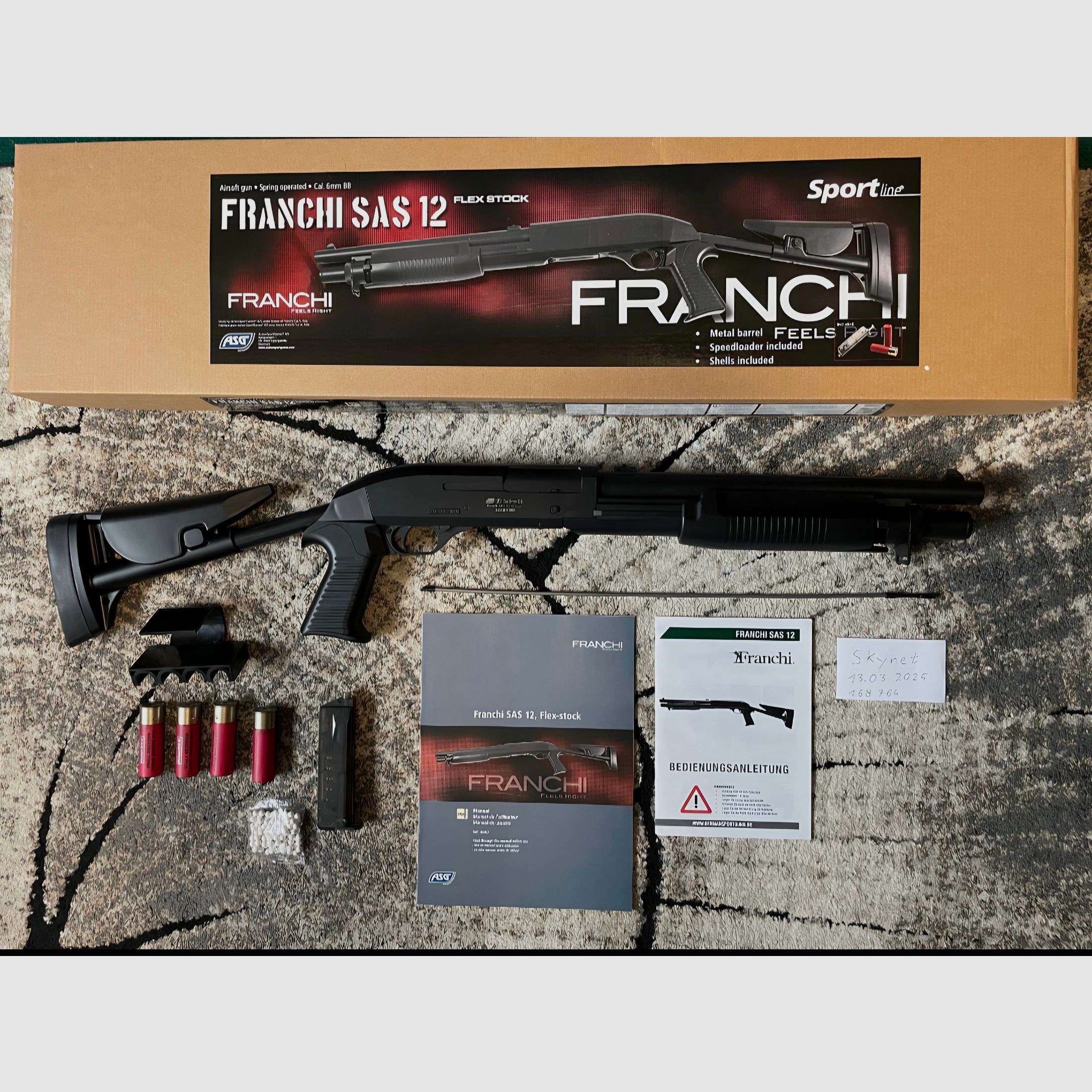 SAS Franchie 1,2 J Strzelba Federdruck