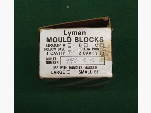 Lyman	 Moule Kal.490