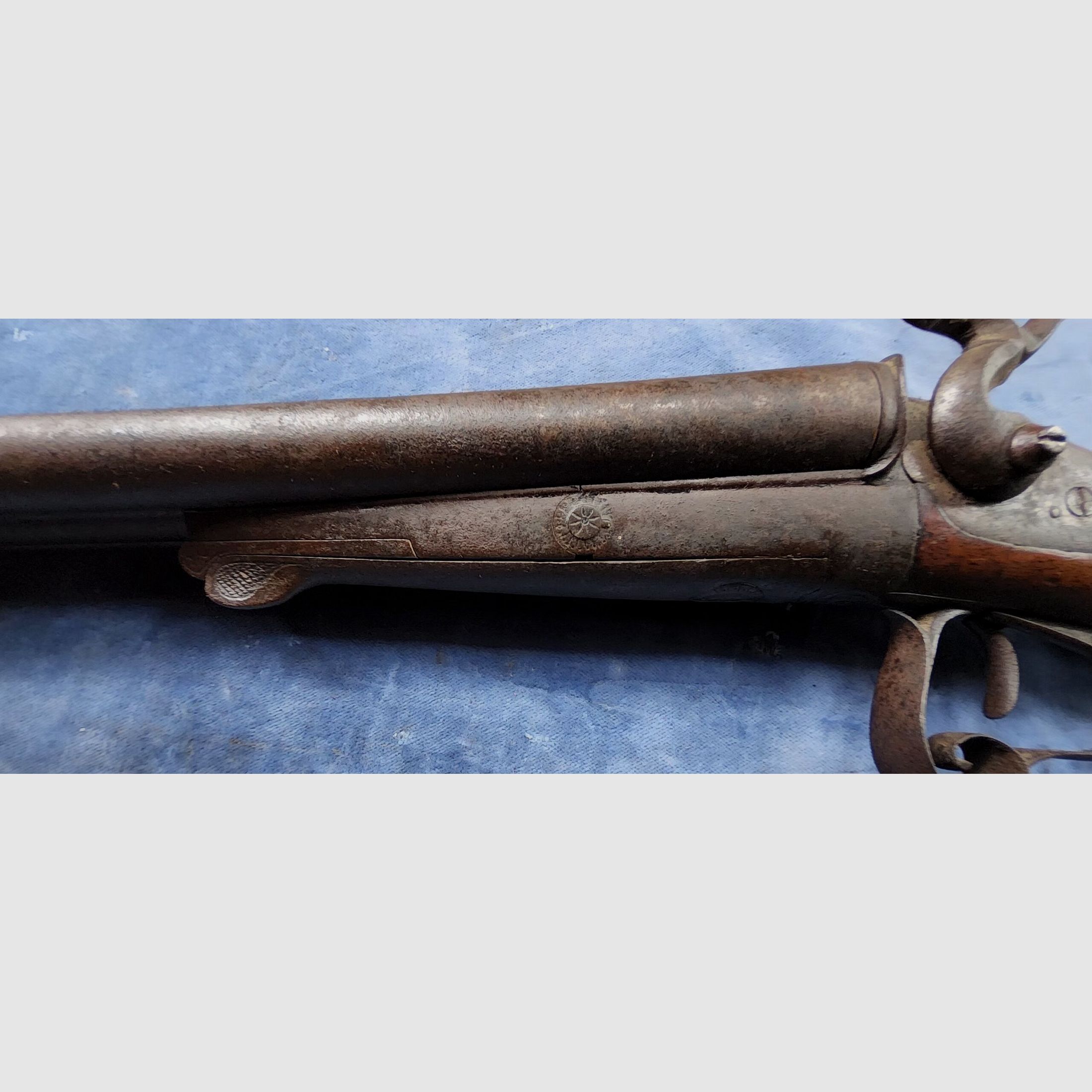 Fusil à broche à deux canons cal. 16, à restaurer, image 6 sur 13