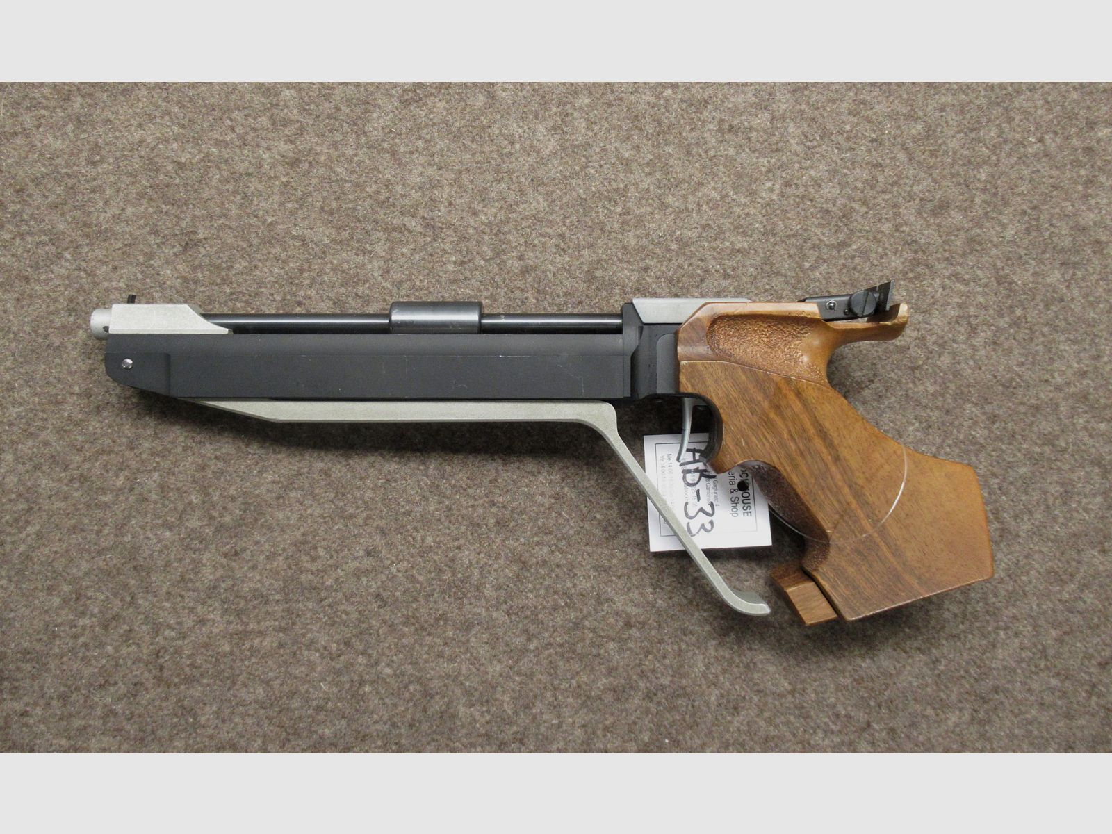 AB-33 pistola AC PARDINI mod. K58 cal. 4.5mm, immagine 2 di 2