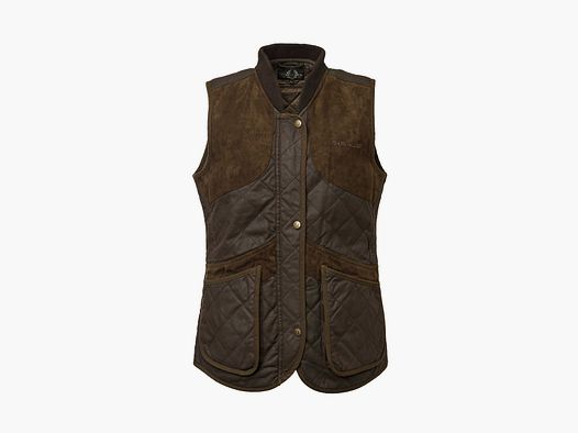 Chevalier Vintage Shooting Vest Leather Brown Women 46