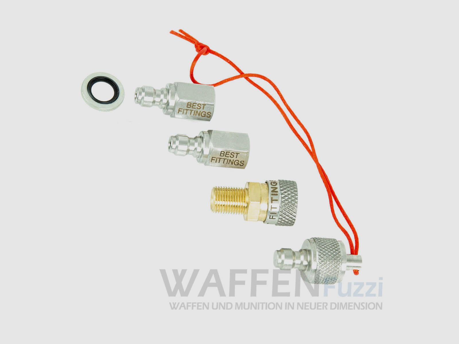 Set di adattatori di riempimento per armi ad aria compressa