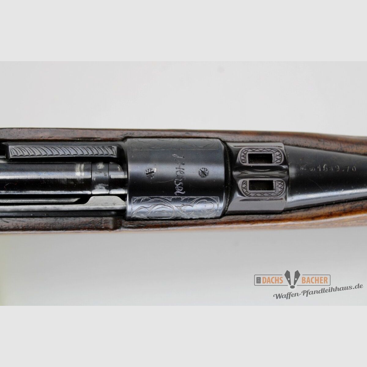 Rep. carabine J. Hensel Rothenburger Waffeneck cal. 7x64 98er conversion de chasse avec gâchette, image 8 sur 9