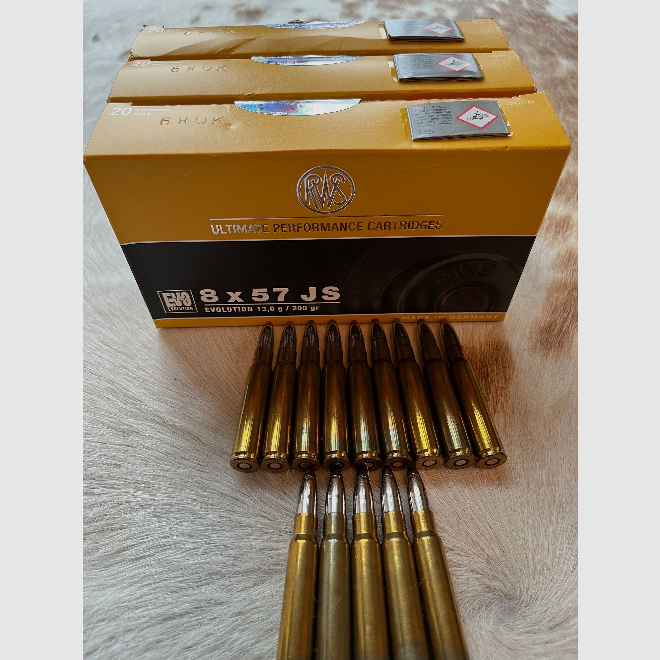 RWS 8x57 JS Evolution 13g / 200gr 75 shots