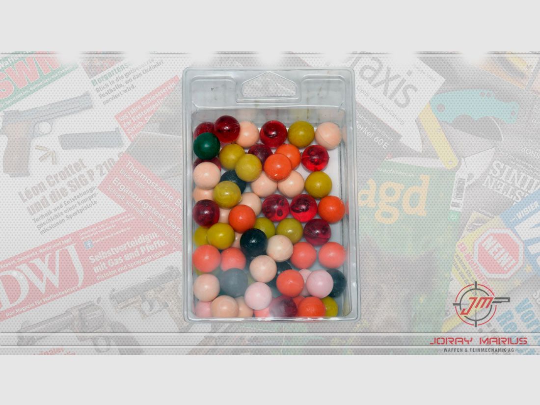 Plastic balls for slingshot Ø 17mm, 60 pcs.