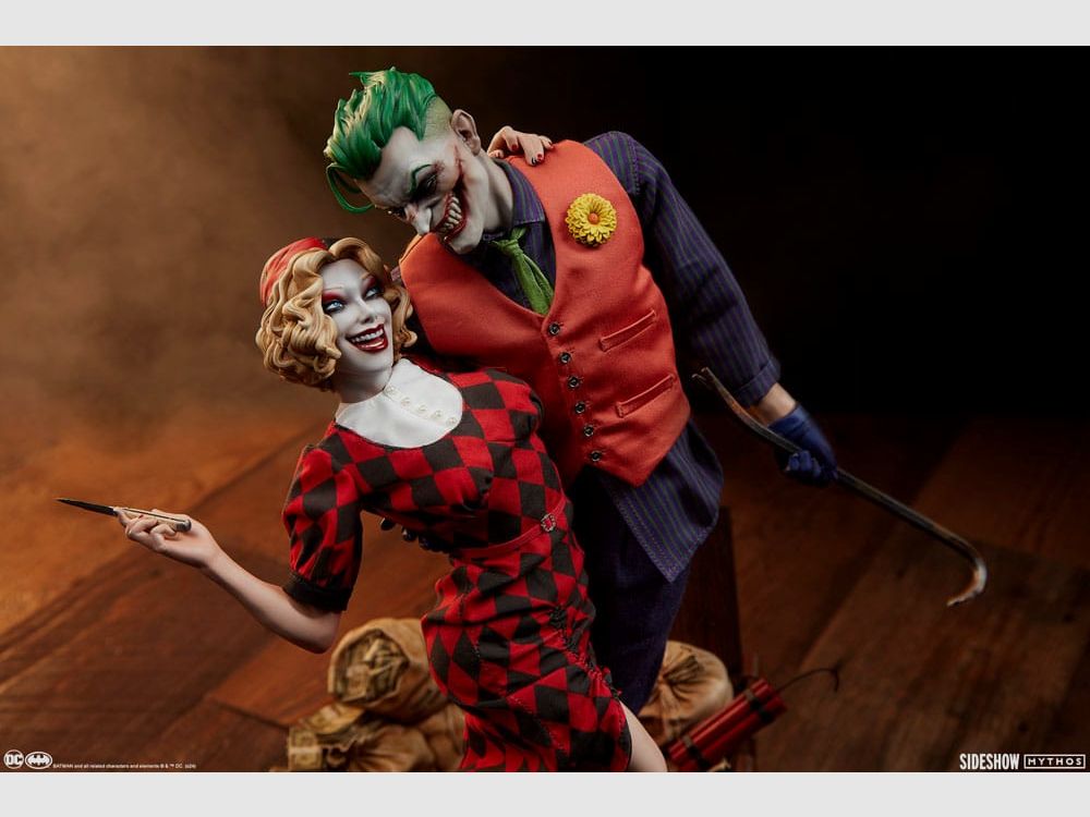 DC Comics Mythos Statue 1/5 The Joker and Harley Quinn: Lawless Love 41 cm | 43335