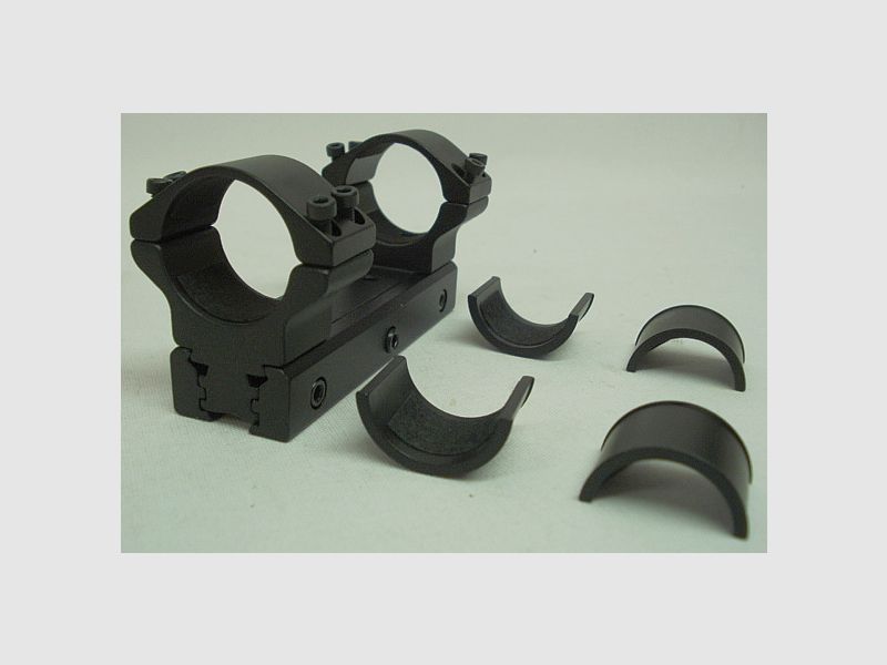 Fixed Mount 30mm Rings - 11mm or 22mm Rail