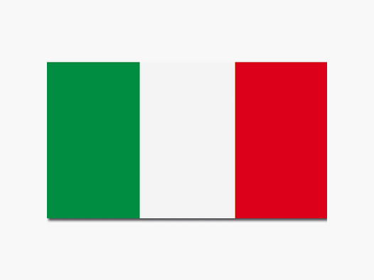 Diverse Flagge Italien