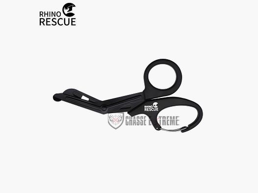 Ciseaux Trauma Mousqueton 19cm Noir RHINO RESCUE