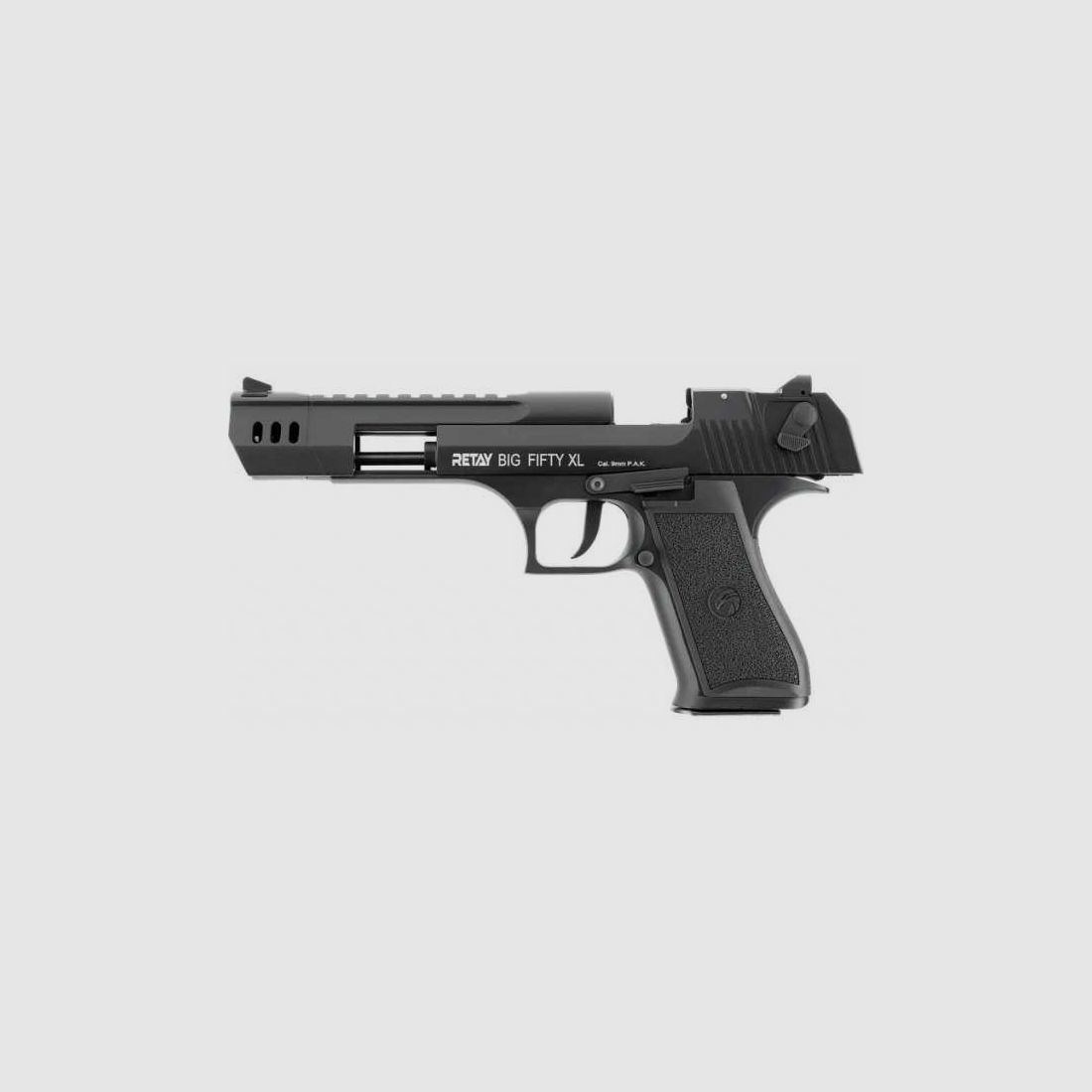 RETAY Big Fifty XL Black 9mm P.A.K. Schreckschusspistole Desert Eagle