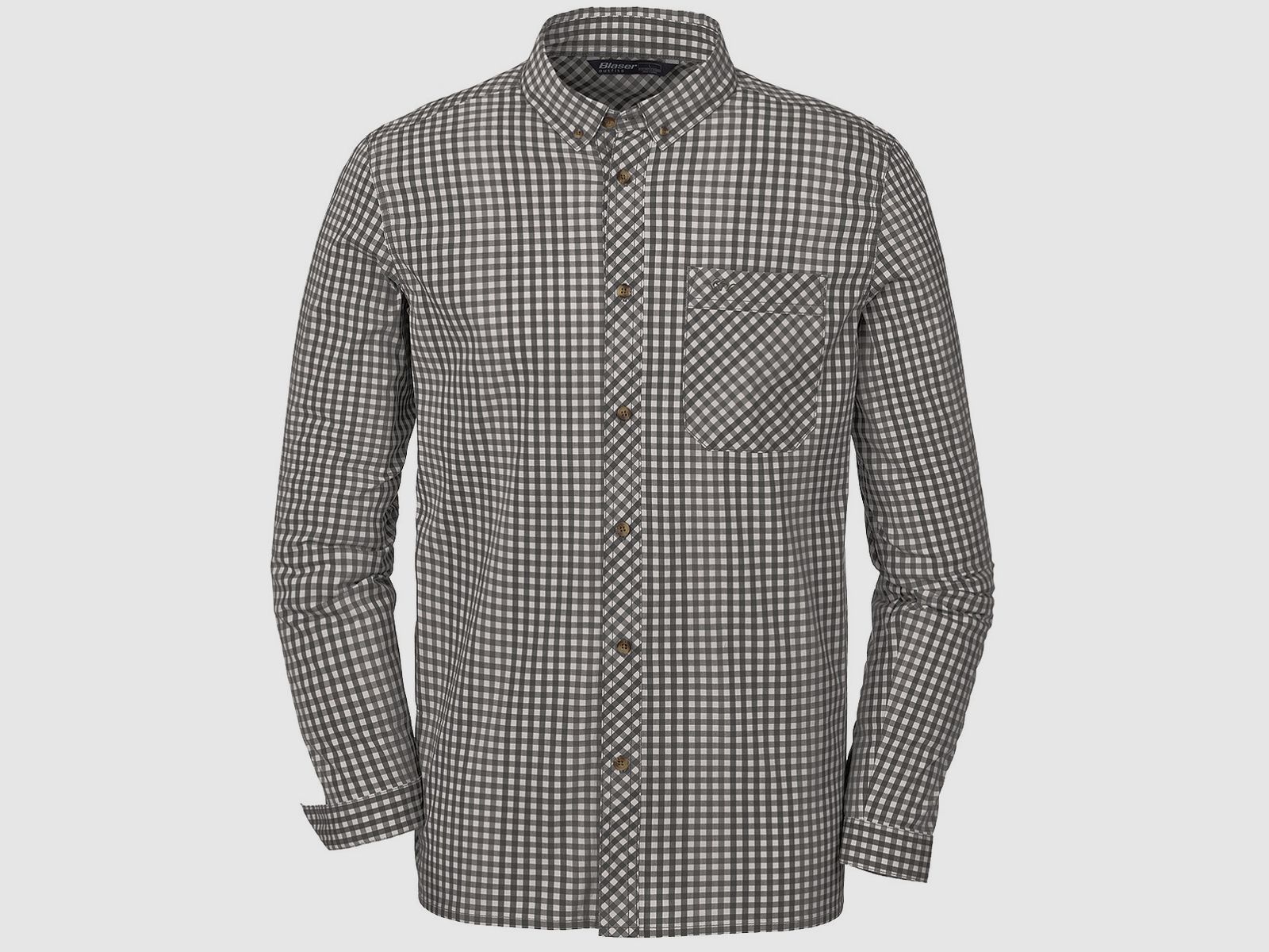 Camicia da caccia Blaser a quadri bianchi