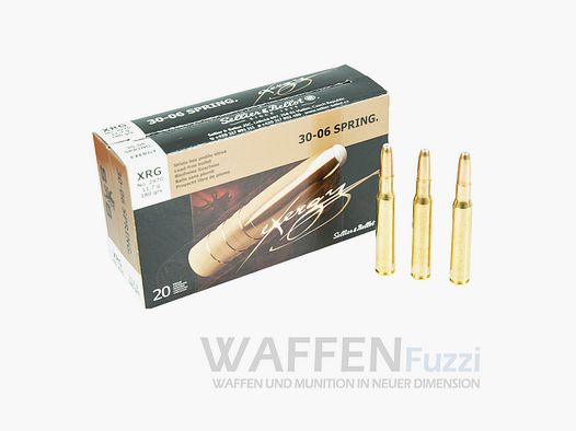 S&B .30-06 Spr. eXergy XRG bleifreie Jagdpatronen 180 grs