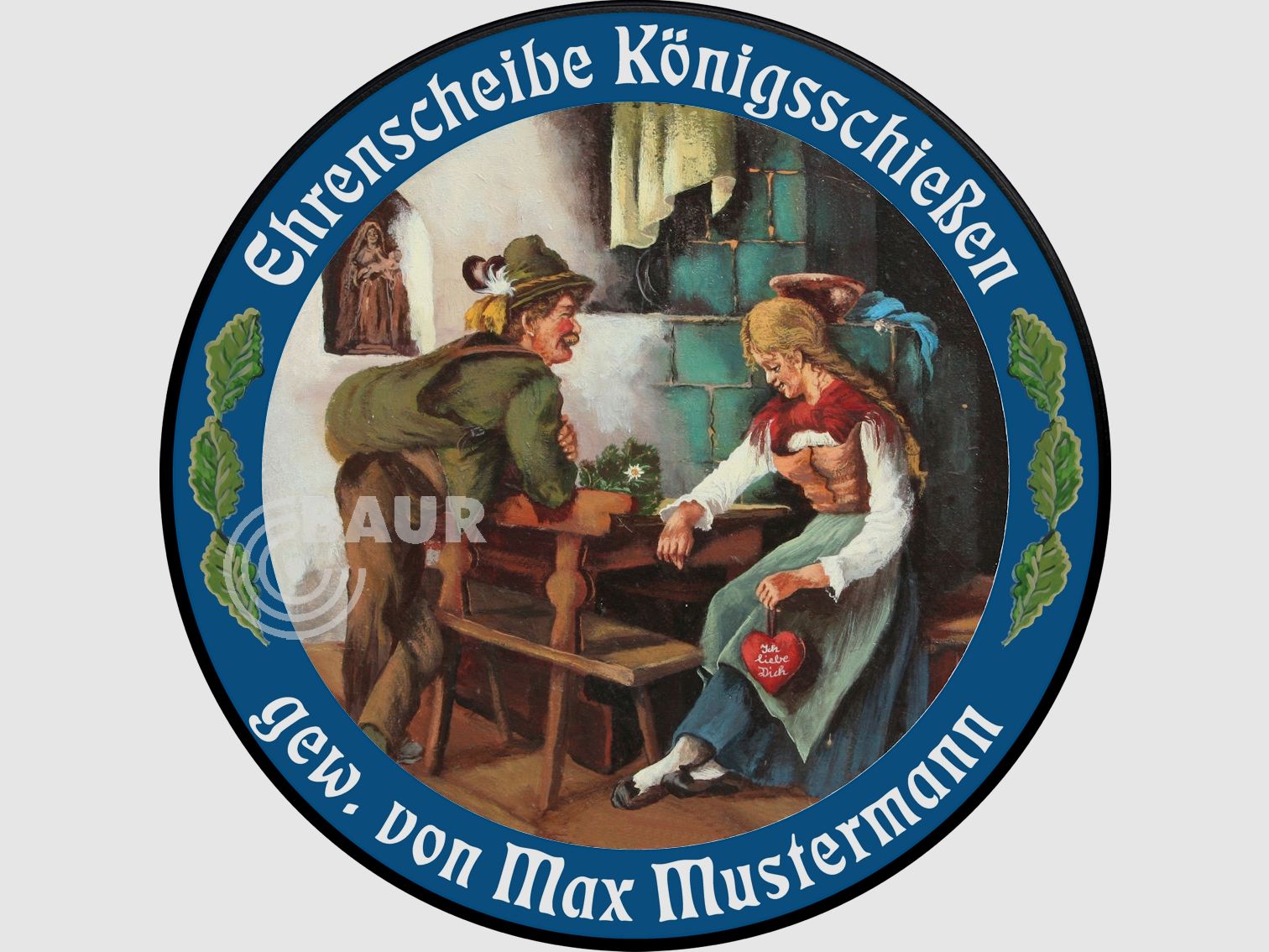 Schietschijf ECO-LINE Motief 195, afbeelding 3 van 6
