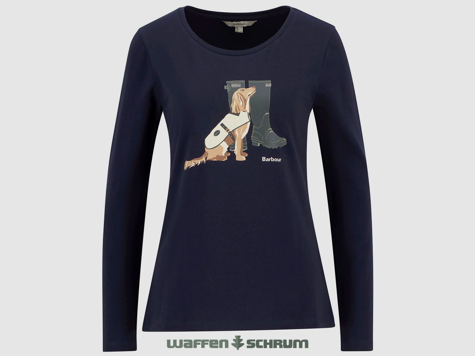 Koszulka z długim rękawem Barbour Hedley Navy