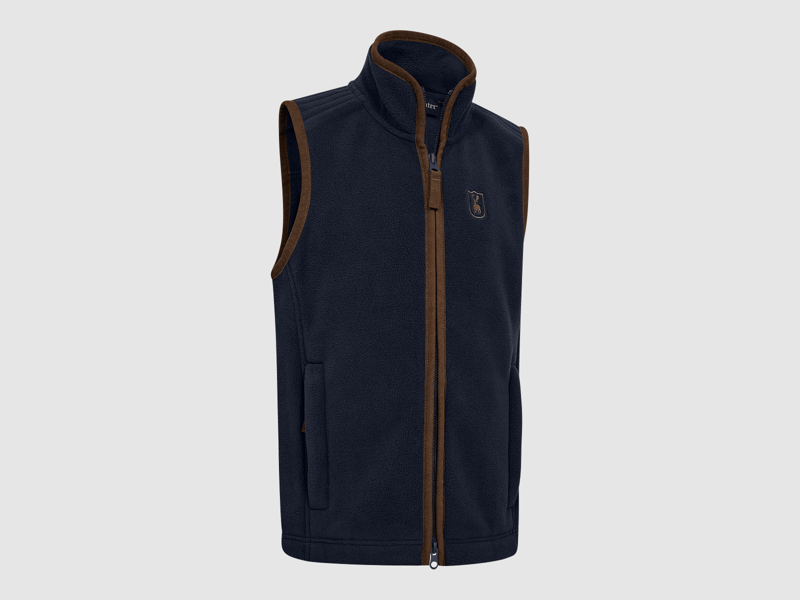 Deerhunter Jeugd Cumbria Fleece Vest Kinderen Donkerblauw - 128