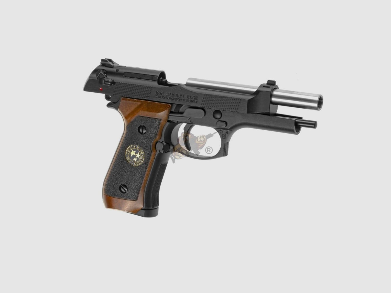 M92 Mod. Samurai Edge GBB CO2 Full Metal (Black/Wood) Airsoft -F-, image 3 of 6