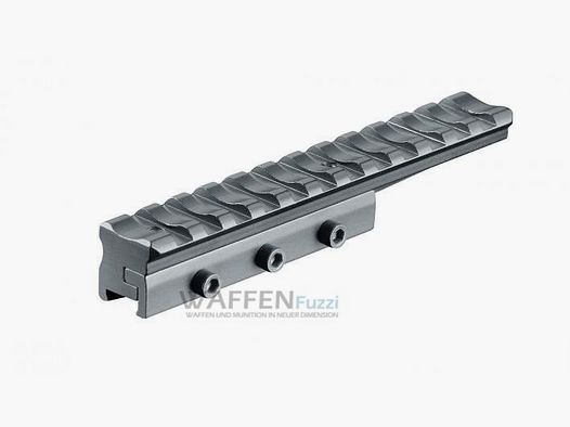 Rail mounting rail for 11mm prism rail on 22 mm
