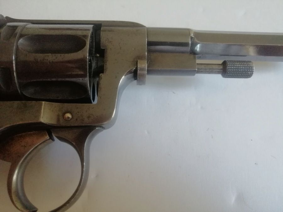 Magnifico revolver svedese 1887 – rara prima produzione Nagant – Numero di serie Mono – Condizioni superbe, immagine 5 di 30