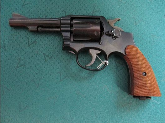 Revovler Victory Modell, Smith & Wesson GHD Stempel brit. Beschuss M1905 modifiziert