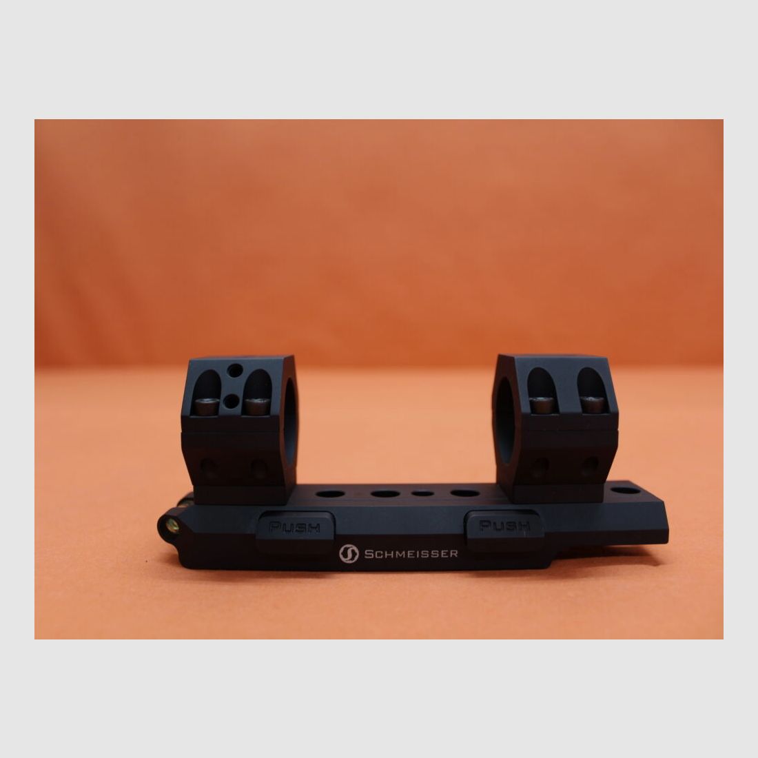 Schmeisser Schmeisser USM QD Blockmontage 1" Alu schwarz für Picatinnyprofil BH=ab 13,5mm incl. Libelle/Aufsatz