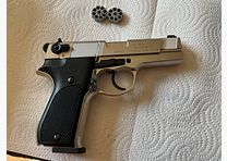 Walther CP88 Nickel-Finish, like new, CO2, air pistol