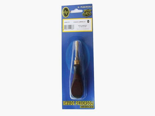 Pedersoli Pistonenschlüssel für Revolver, 5 mm mit Holzgriff #USA 011