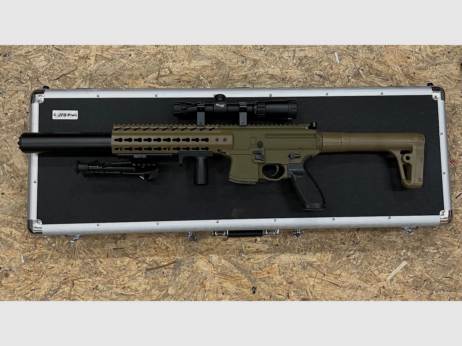 SIG SAUER MCX Gen 1 + 1-4x24WR Absehen, Frontgriff +Set 