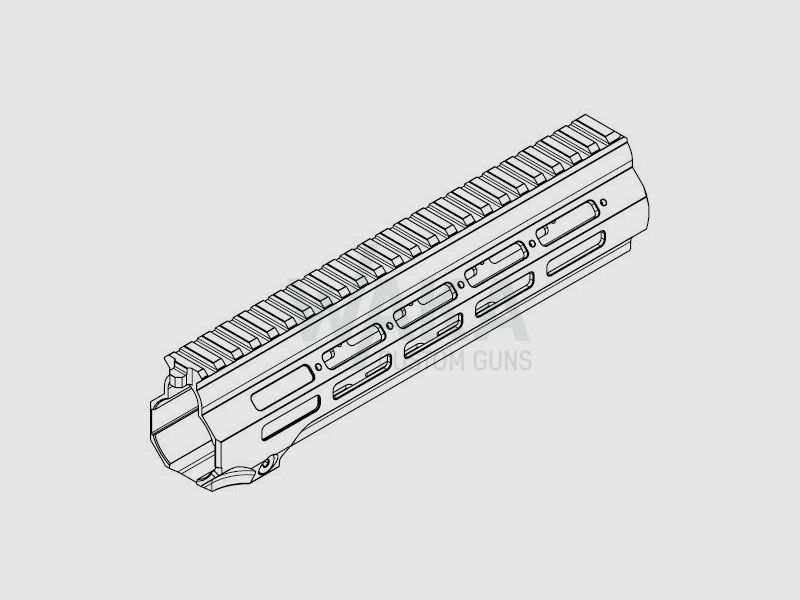 B&T M-Lock handbescherming voor HK416 / MR223 (11")
