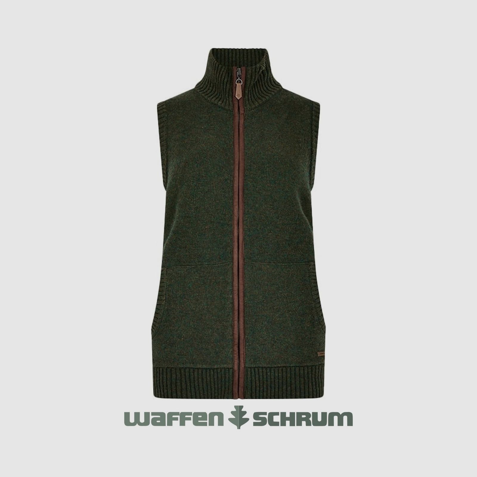 Dubarry knitted vest Sheedy Olive