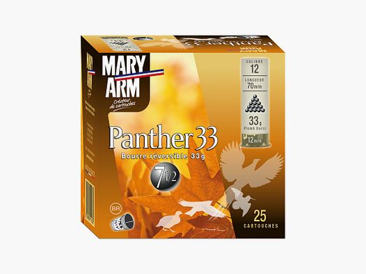 CARTOUCHES MARY ARM PANTHER 33