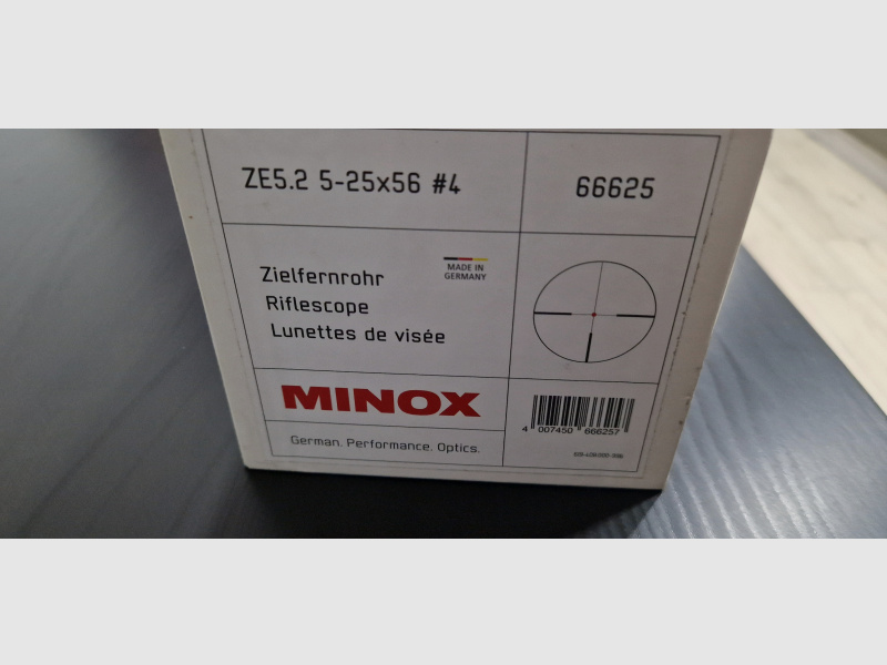 Minox Zielfernrohr 5-25x56 Neu