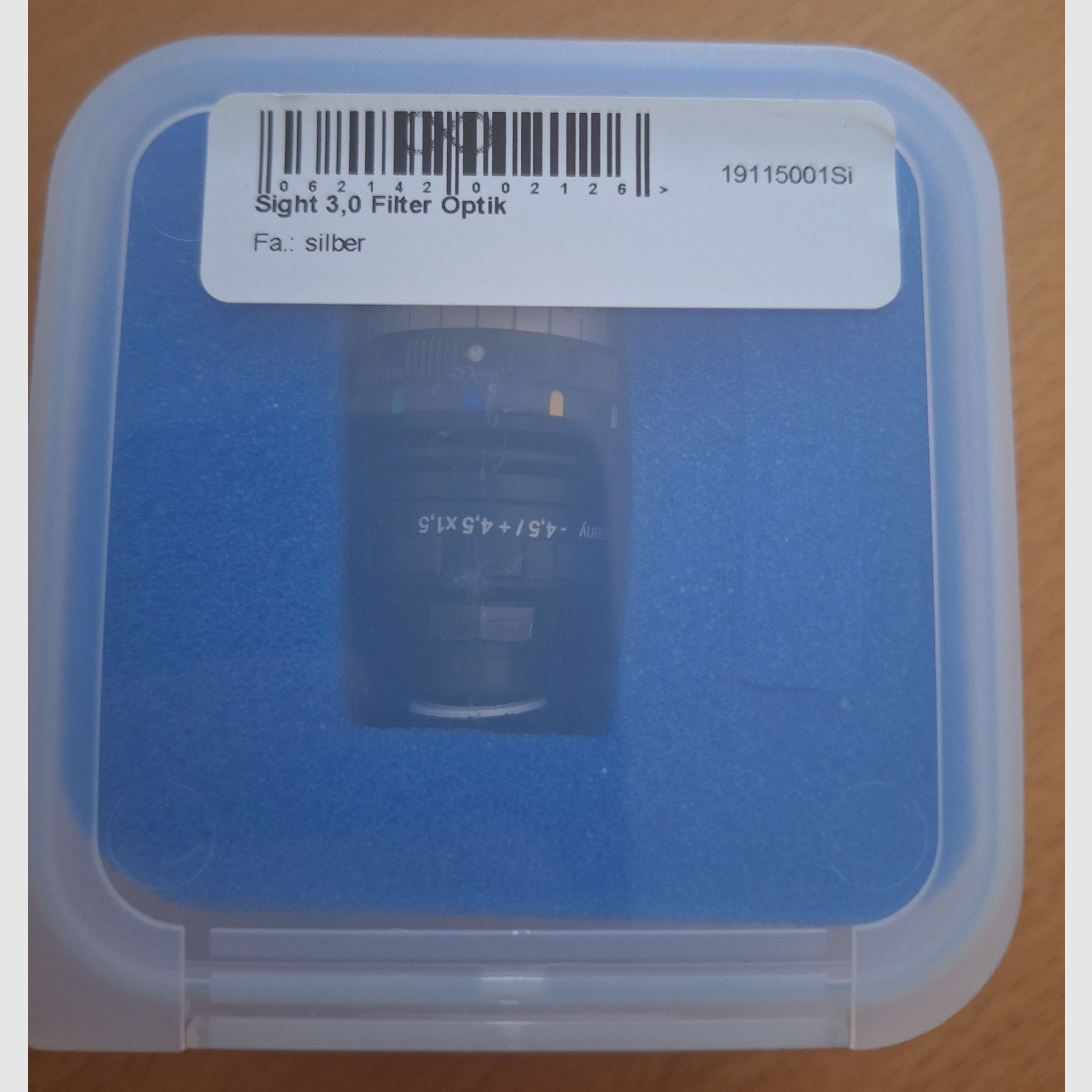 Centra Sight 3,0 Irisblende mit 5 Farbfilter + Dioptrien Ausgleich - 1,5 Fache Vergrößerung - Für Diopter Luftgewehr oder Kleinkaliber.