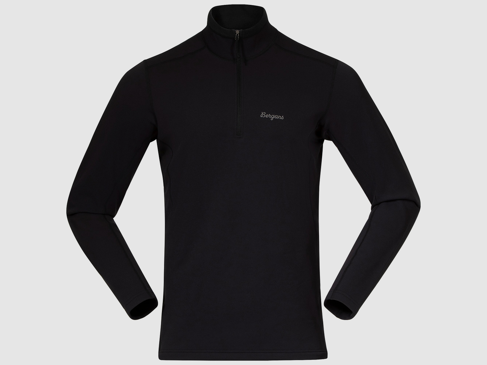 Bergans Midtli Midlayer Half Zip Heren Zwart S