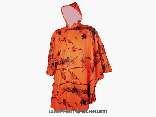 Treeland Poncho PU orange Camo