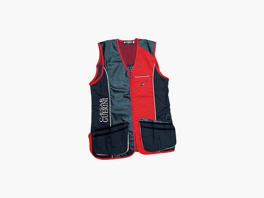 Gilet de tir Caesar Guérini Rouge.Taille L Gaucher