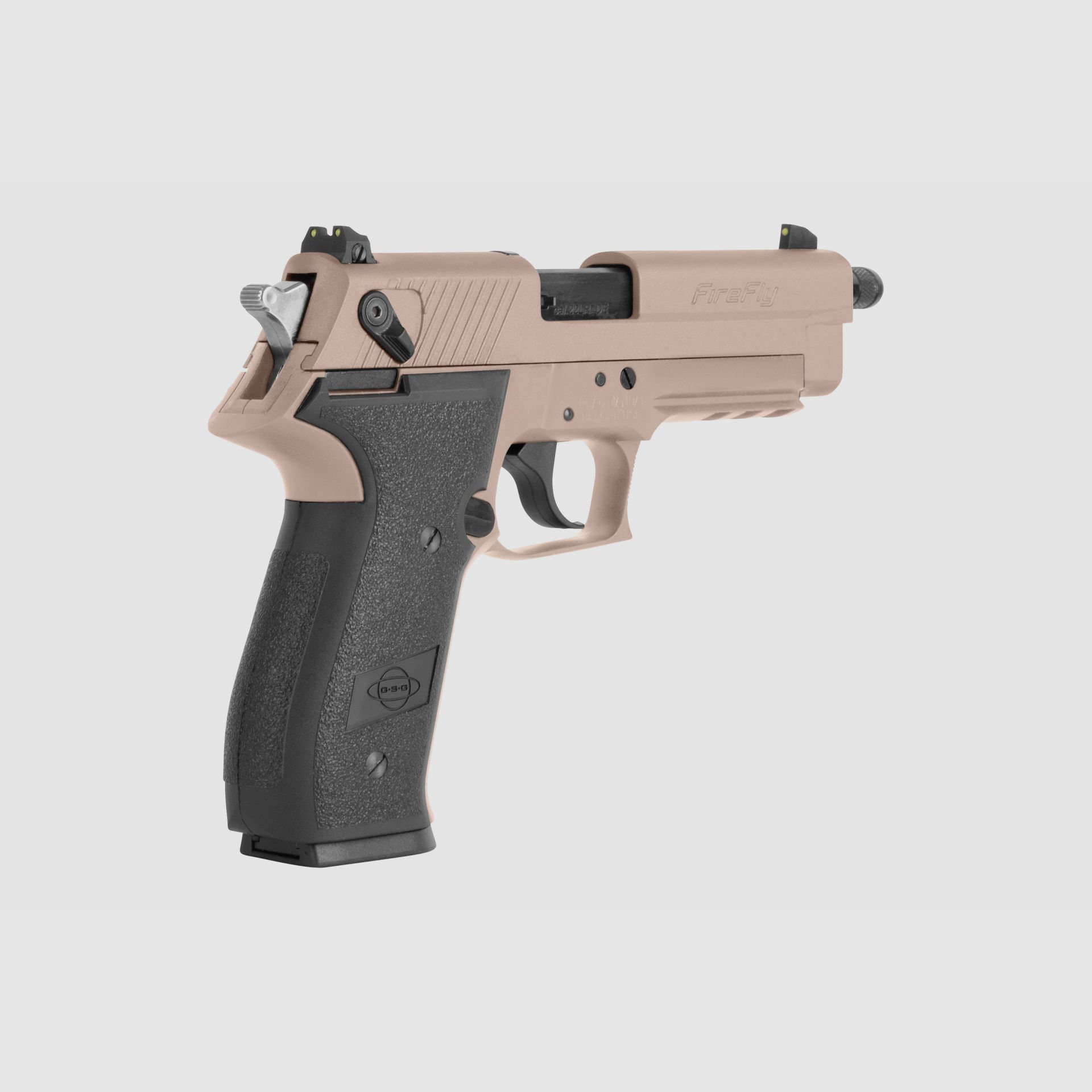 GSG – Pistole / FireFly SD US / Tan / .22lr HV, Bild 4 von 4