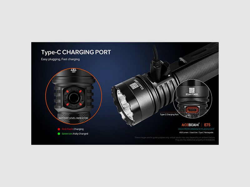 LED-Taschenlampe E75, 4500 Lumen, Bild 7 von 11