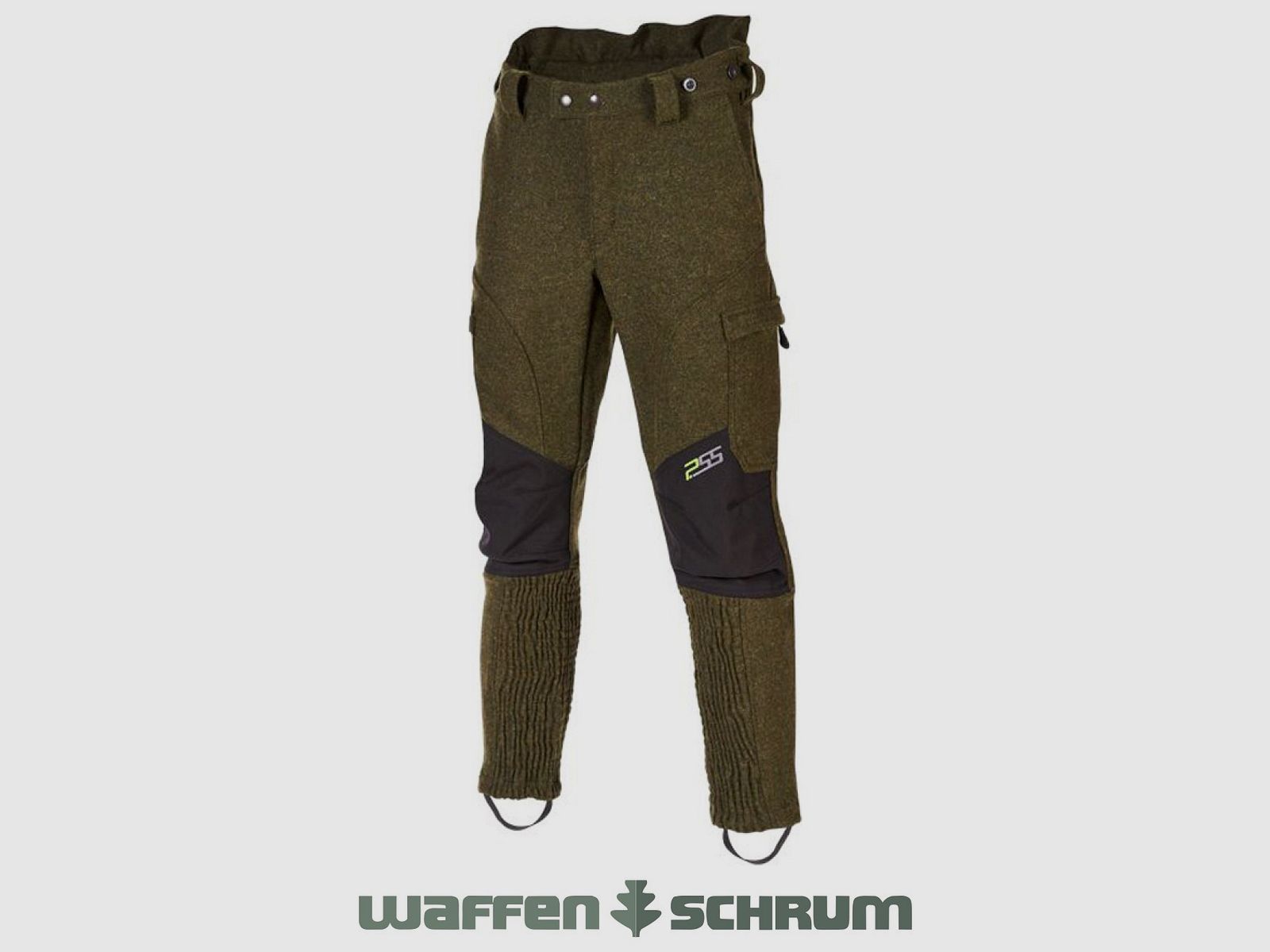 Pfeiffer Sicherheitssysteme Lodenhose ohne Gamaschen Grün Schwarz
