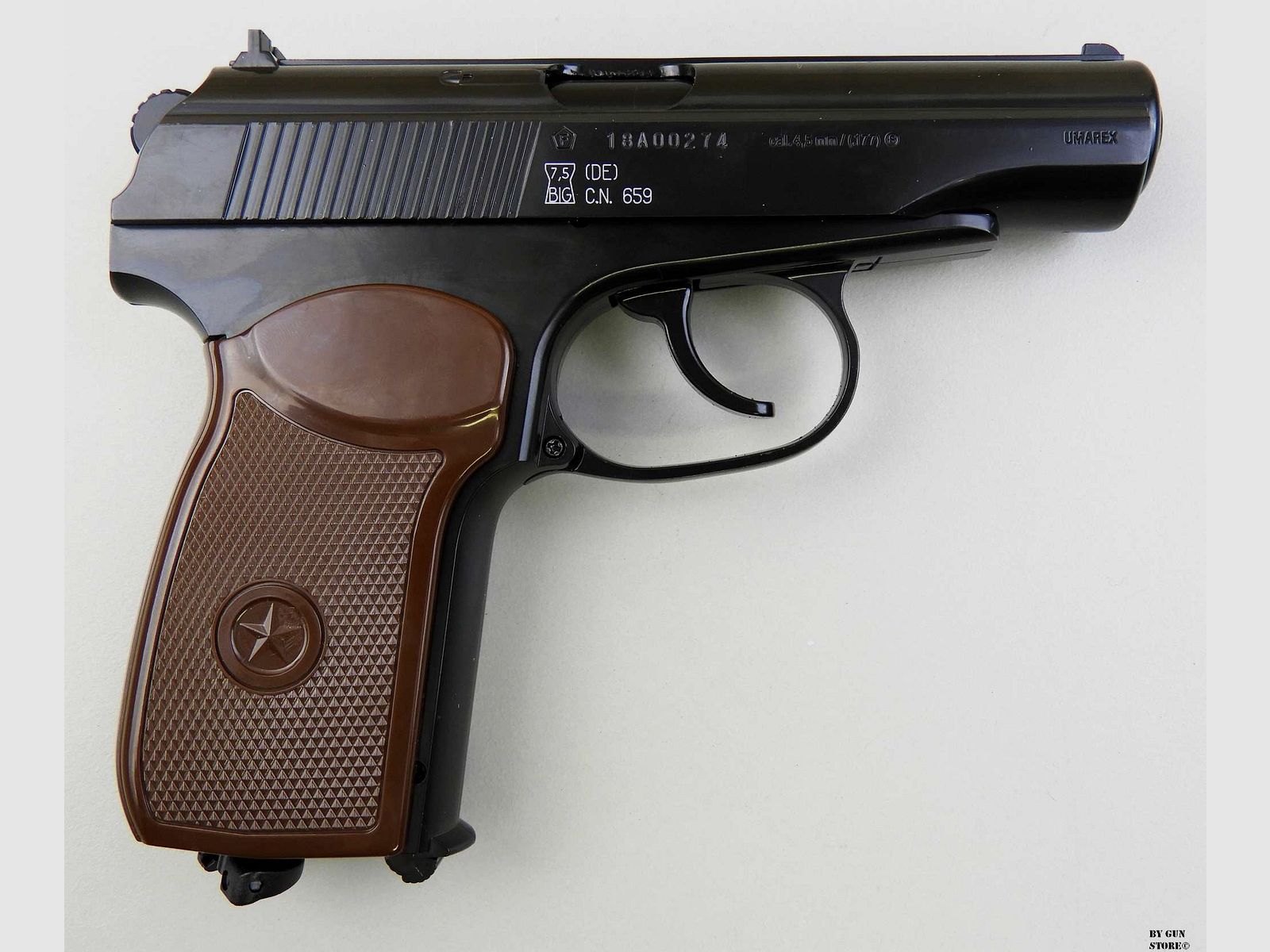 Pistole UMAREX LEGENDS MAKAROV CO2 Kal.4.5 BB =CN 659, Bild 3 von 3