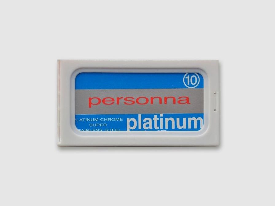 10 Platinum Red Double Edge Rasierklingen