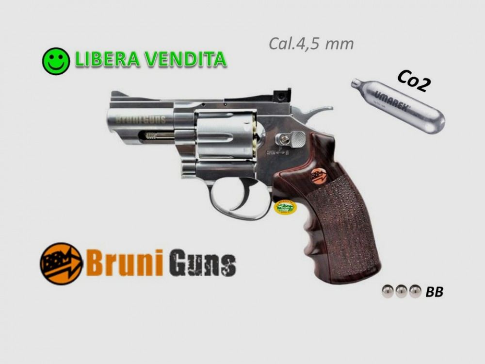 BRUNI Revolver Super sport 2,5 Zoll Kal. 4,5 CO2