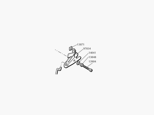 Powder Measure Lock - Link Assembly