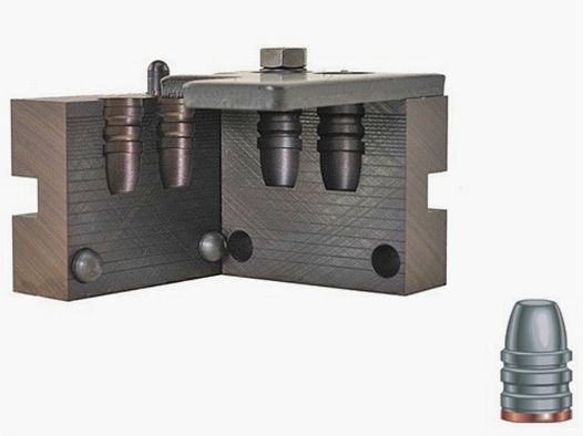 Stampo di fusione doppio RCBS .430 / 10,9 mm 240 gr / 15,6 g 44-240-SWC proiettili semi-wadcutter gas check .430