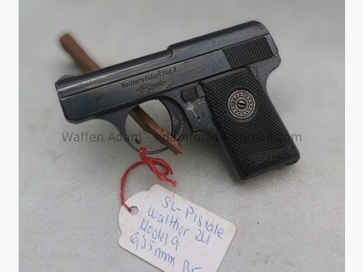 Pistolet de poche Walther modèle 9