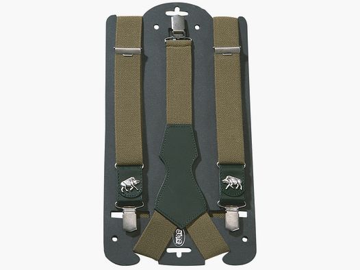 AKAH suspenders with pig and fastening clips