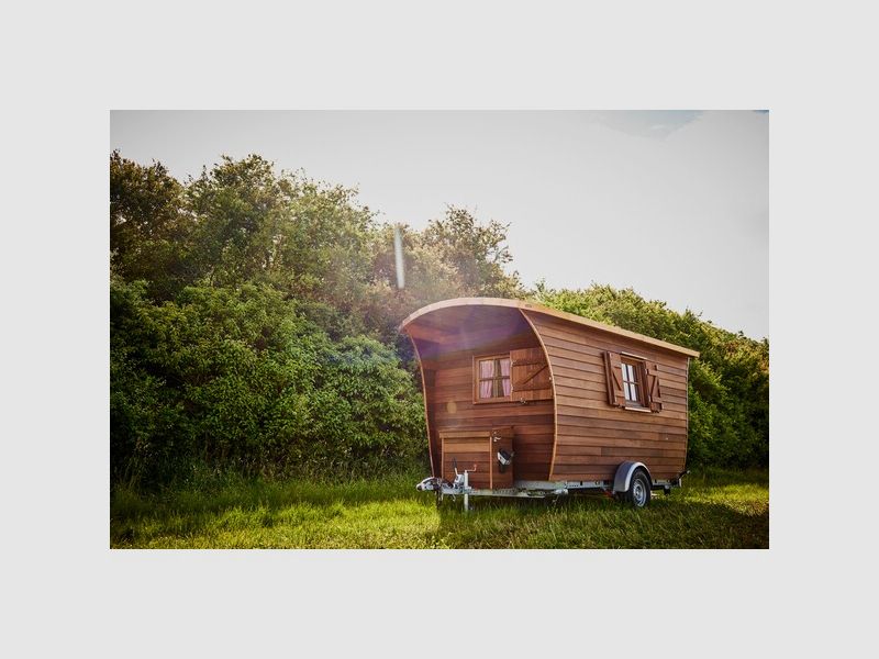 Tannhäuschen, mobile Naturholzhütte mit FRANKONIA Premiumpaket