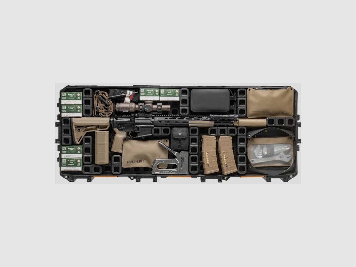 DAKA R44 maletín rígido para transporte de rifle, imagen 4 de 6