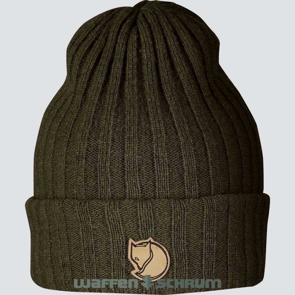 Fjällräven Strickmütze Byron Hat Dark Olive